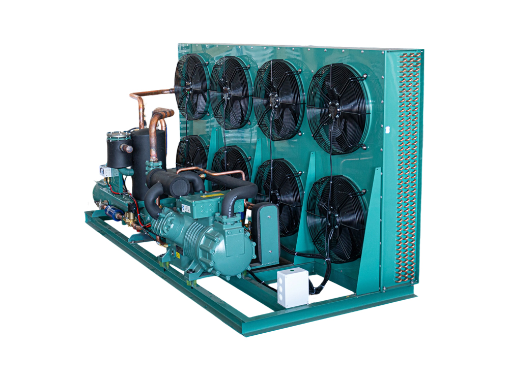 25HP comhbhrúiteoir dhá chéim aonad comhdhlúthaithe pacála oscailte